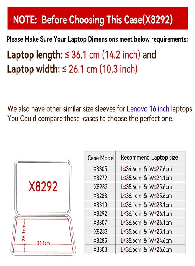 Smatree Hard EVA Protective Sleeve Compatible for 16 inch Lenovo Legion 7i Gen 10/9,for Legion Slim 7i/5i/5 Gen 9/8,Legion5 Pro Gen7,for 15.6 inch LOQ Series Laptop(Not Fit LegionPro 7i Gen10) (X8292) - Image 3